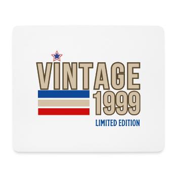 Jahrgang 1999 limitierte Auflage - Mousepad (Querformat) - Weiß - Vorne