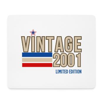 Vintage 2001 limited edition - Mouse Pad (horizontal) - white - Front