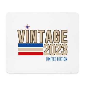 Vintage 2023 limited edition - Mouse Pad (horizontal) - white - Front