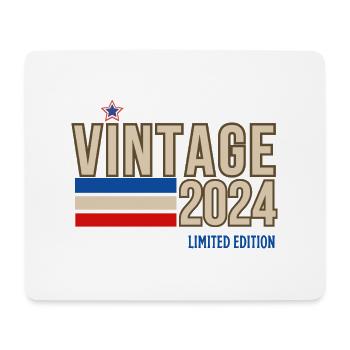 Vintage 2024 limited edition - Tapis de souris (format paysage) - blanc - Devant