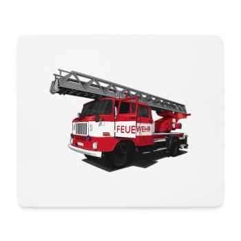 Fire Brigade // GDR // Illustration - Mouse Pad (horizontal) - white - Front
