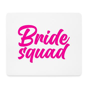Bride Squad Team Bride Bachelorette Party Wedding - Tapis de souris (format paysage) - blanc - Devant