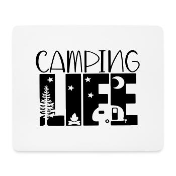 camping life - Mouse Pad (horizontal) - white - Front