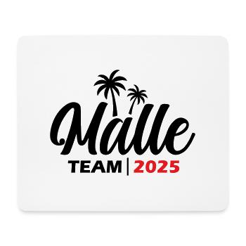 Malle 2025 Team Mallorca - Mousepad (Querformat) - Weiß - Vorne