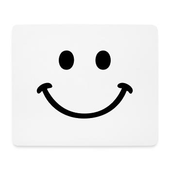 smiley face - Mouse Pad (horizontal) - white - Front