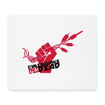 Cyber Punks not dead - Mouse Pad (horizontal) - white - Front