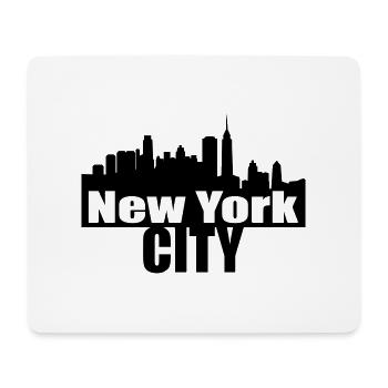 nyc NEW YORK CITY - Tapis de souris (format paysage) - blanc - Devant