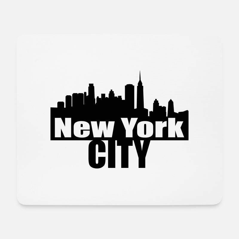 nyc NEW YORK CITY - Mousepad (Querformat) - Weiß