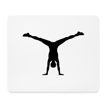 yoga - Tapis de souris (format paysage) - blanc - Devant
