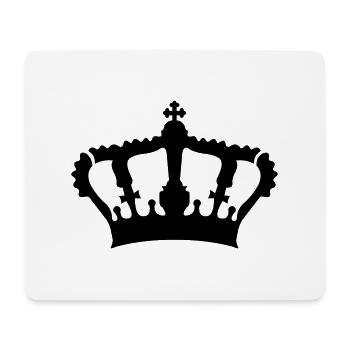 Krone / Crown - Mousepad (Querformat) - Weiß - Vorne