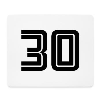 30 - Mouse Pad (horizontal) - white - Front