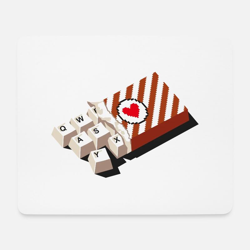 chockeys - Mousepad (Querformat) - Weiß