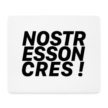 No Stress On Cres / block - Mousepad (Querformat) - Weiß - Vorne