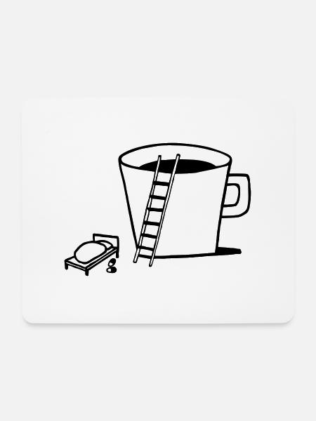 good rning-coffee - Mousepad (Querformat) - Weiß
