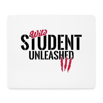 Wilder Student entfesselt - Mouse Pad (horizontal) - white - Front