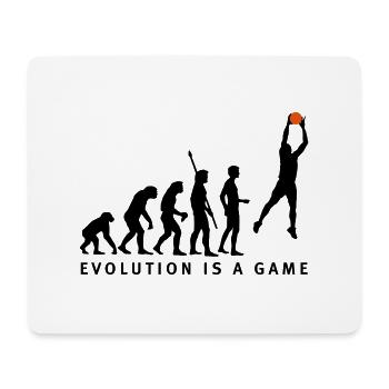 evolution_basketball_062011_b_2c - Mousepad (Querformat) - Weiß - Vorne