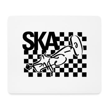 Ska Trompete Shirt - Mousepad (Querformat) - Weiß - Vorne