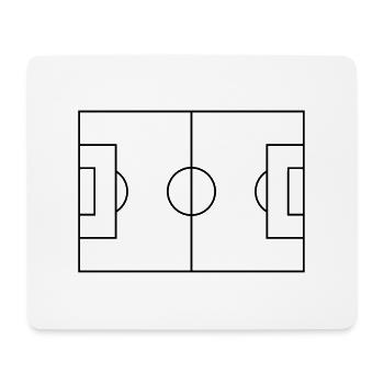 Für wahre Fußballfans - Mousepad (Querformat) - Weiß - Vorne