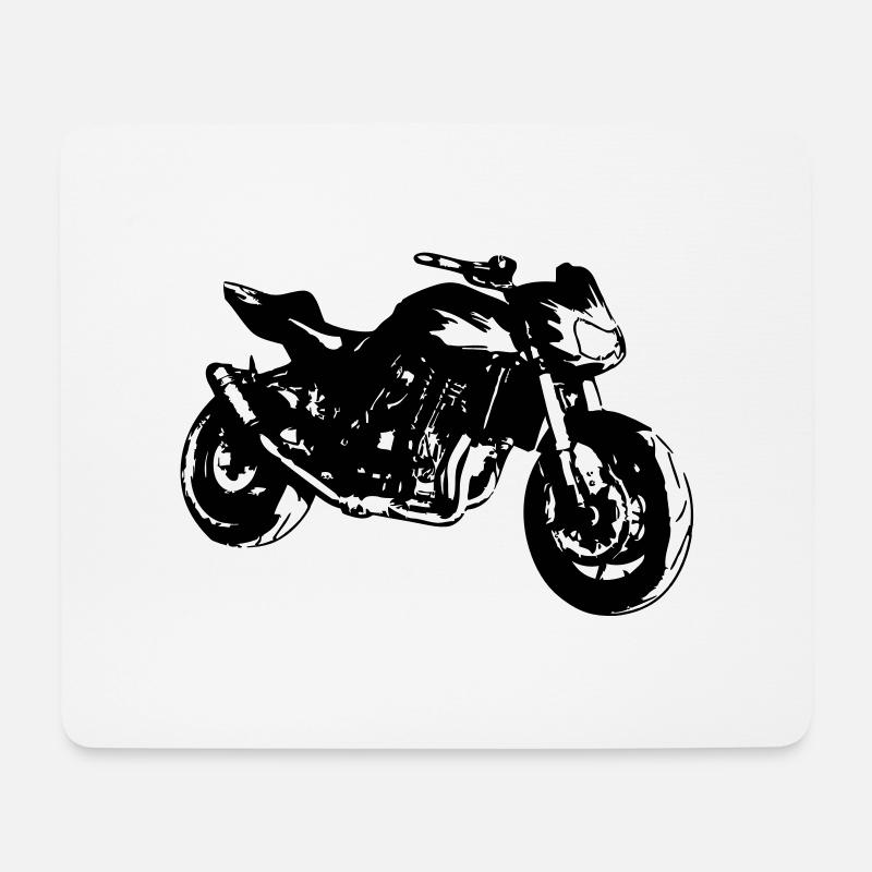 Kawasaki z750-Fan - Mousepad (Querformat) - Weiß