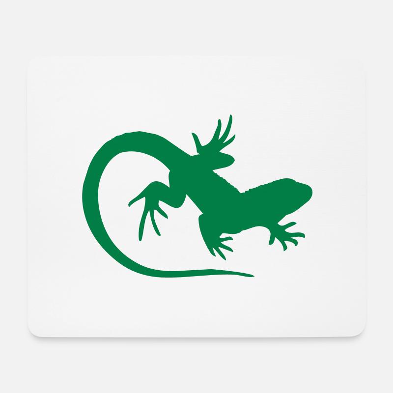 salamander - Mousepad (Querformat) - Weiß