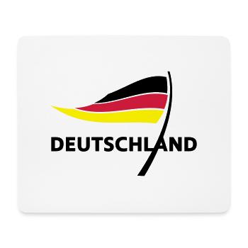 Deutschland - Mousepad (Querformat) - Weiß - Vorne