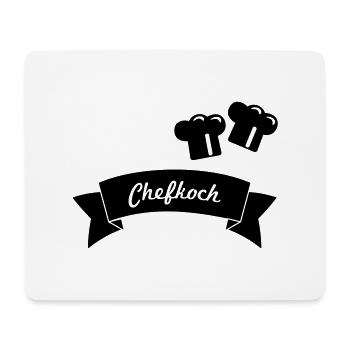 Chefkoch - Mousepad (Querformat) - Weiß - Vorne