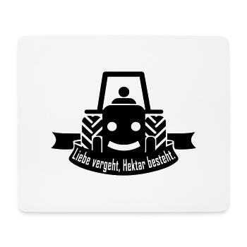 Liebe vergeht Hektar besteht - Mouse Pad (horizontal) - white - Front