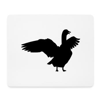 Gans-1 - Mousepad (Querformat) - Weiß - Vorne