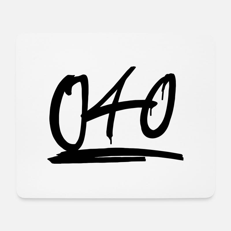 040 Hamburg - Mouse Pad (horizontal) - white