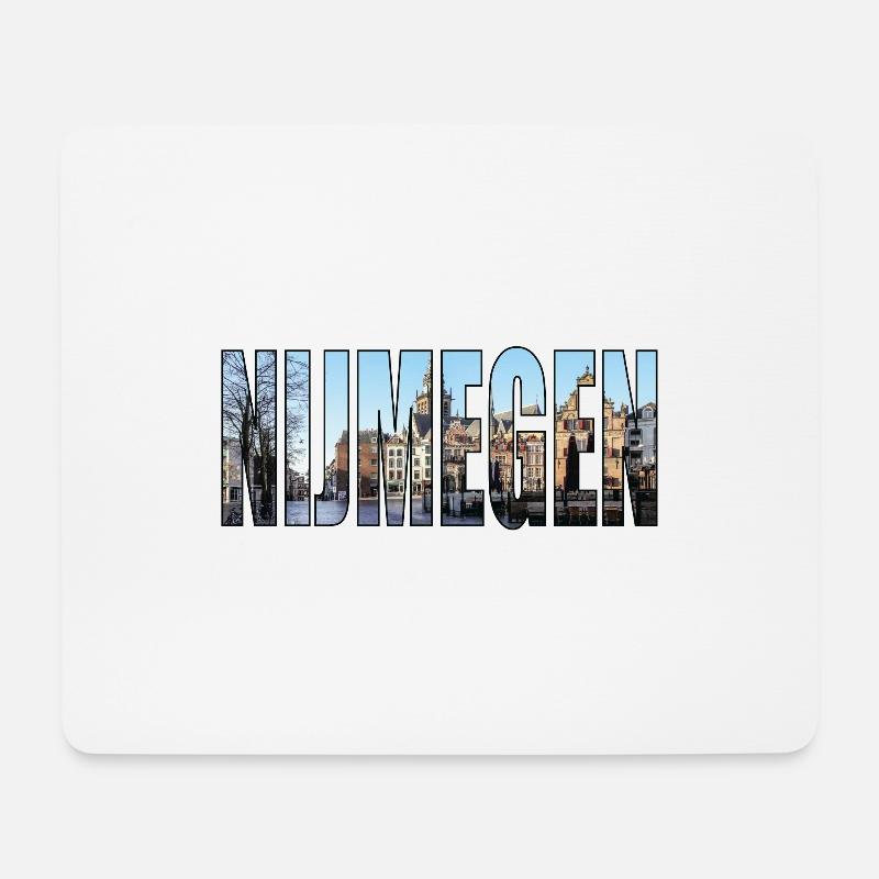 NETHERLANDS NIJMEGEN - Mouse Pad (horizontal) - white