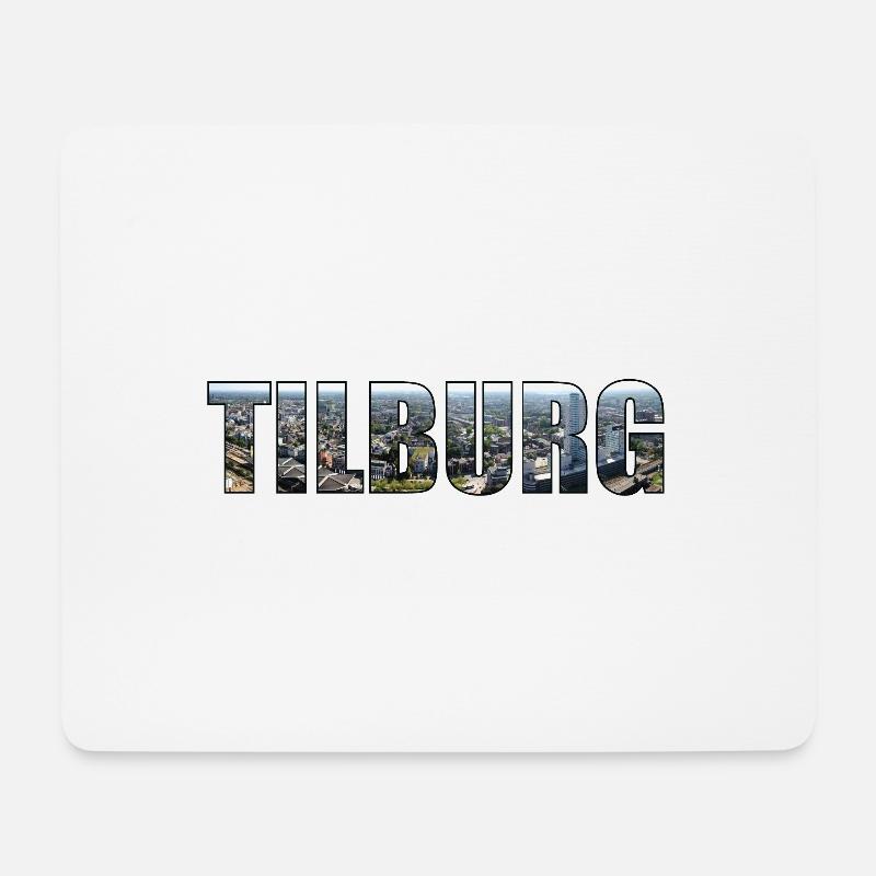 NIEDERLANDE TILBURG - Mousepad (Querformat) - Weiß