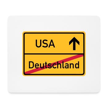 ortsschild_usa__f3 - Tapis de souris (format paysage) - blanc - Devant