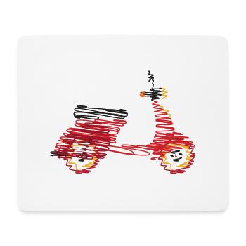 Roller - Mousepad (Querformat) - Weiß - Vorne