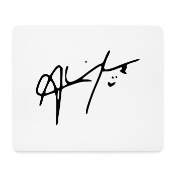 Aaliyah Autograph - Mousepad (Querformat) - Weiß - Vorne