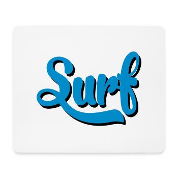 surfen - Mousepad (Querformat) - Weiß - Vorne