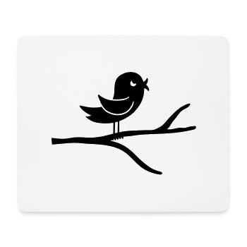 vogel_f1 - Mouse Pad (horizontal) - white - Front