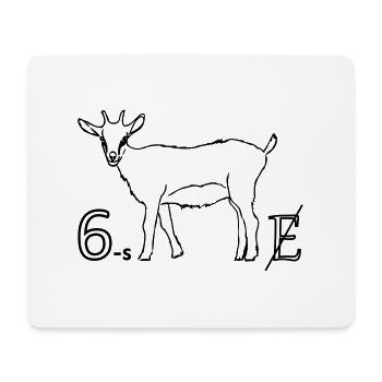 6zig - Mousepad (Querformat) - Weiß - Vorne