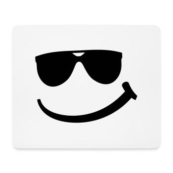 cool_smily_f1 - Tapis de souris (format paysage) - blanc - Devant
