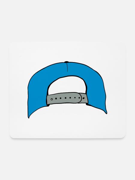 Snapback - Mousepad (Querformat) - Weiß
