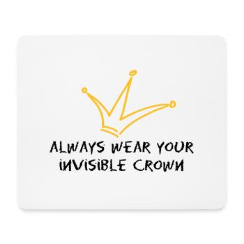 Crown - Mouse Pad (horizontal) - white - Front