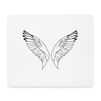ailes,wings,angel,ange - Tapis de souris (format paysage) - blanc - Devant