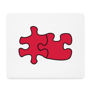 puzzle1 - Tapis de souris (format paysage) - blanc - Devant