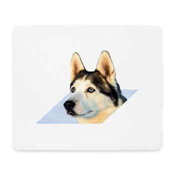 Husky - Mouse Pad (horizontal) - white - Front