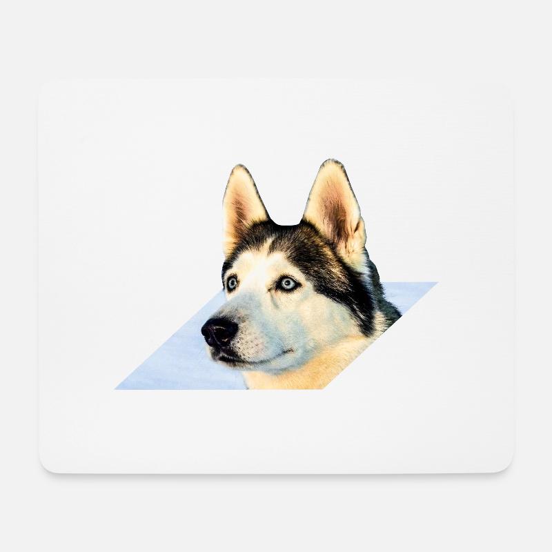 Husky - Mouse Pad (horizontal) - white