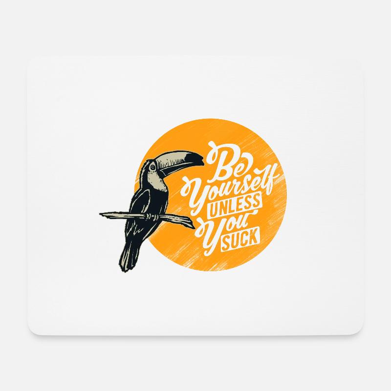 sei du selbst - Mousepad (Querformat) - Weiß