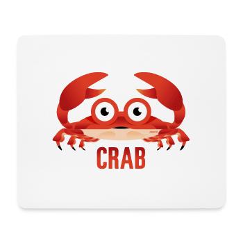 CRAB - Mouse Pad (horizontal) - white - Front