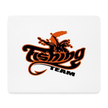 fishing_team_2c - Mousepad (Querformat) - Weiß - Vorne