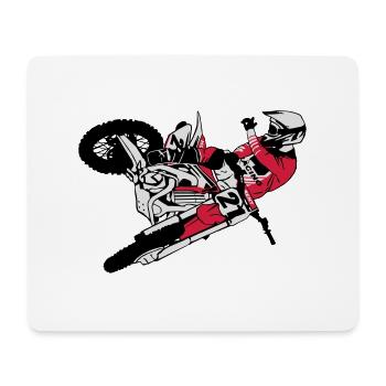 Moto Cross - motocross - Tapis de souris (format paysage) - blanc - Devant