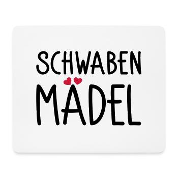 Schwabenmädel - Mousepad (Querformat) - Weiß - Vorne