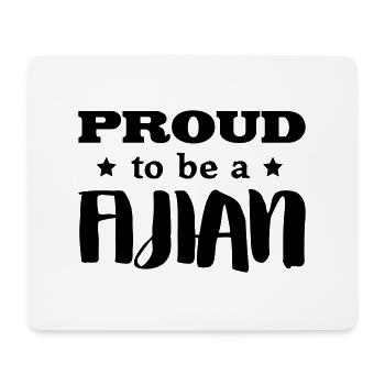 fijian proud to be - Mouse Pad (horizontal) - white - Front